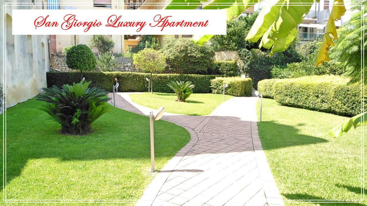 San Giorgio Luxury Apartment Taormina-Panoramic Pool & Parking Space エクステリア 写真